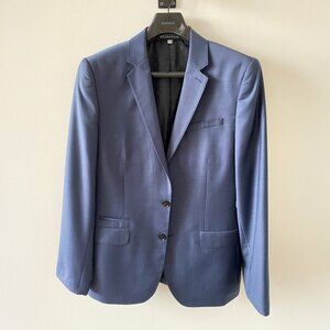 Express Navy Photographer Fitted Suit 40R 33x32